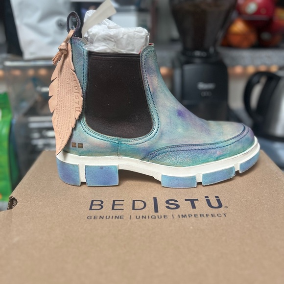 NWT Size 8 Bed Stu Randi Chelsea Boot in color Atlantis - Picture 10 of 15